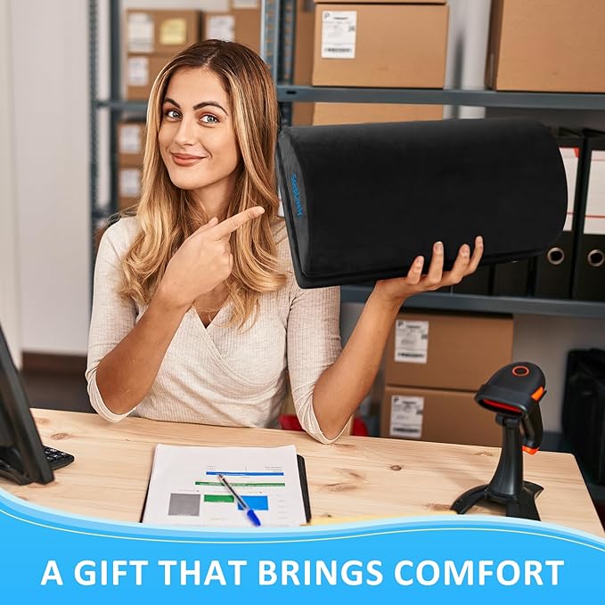 StepLively Foot Rest for Under Desk at Work, Comfortable Foot Stool - Image 7