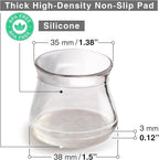 X-Protector Silicone Chair Leg Floor Protectors - Image 5