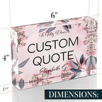 Custom Acrylic Sign Personalized, Custom Desk Name Plate, 18 Styles, - Image 8
