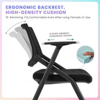 BROBRIYO 2 Pack Stackable Conference Room Chairs - Image 4