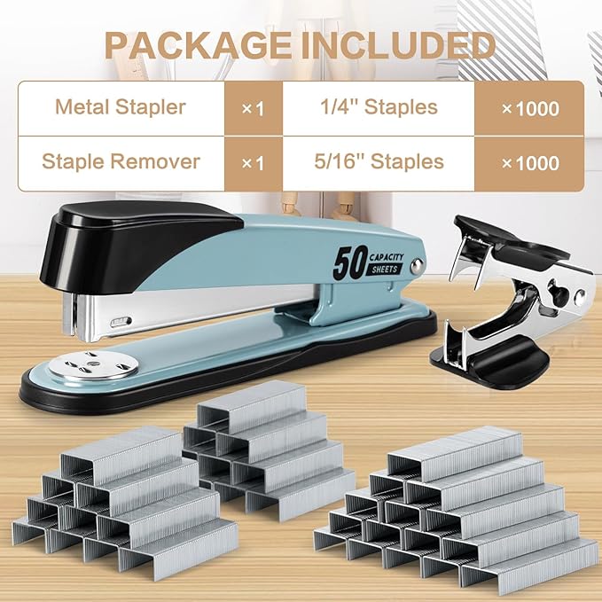 Deli Stapler Heavy Duty, Full Strip Staplers - Image 3