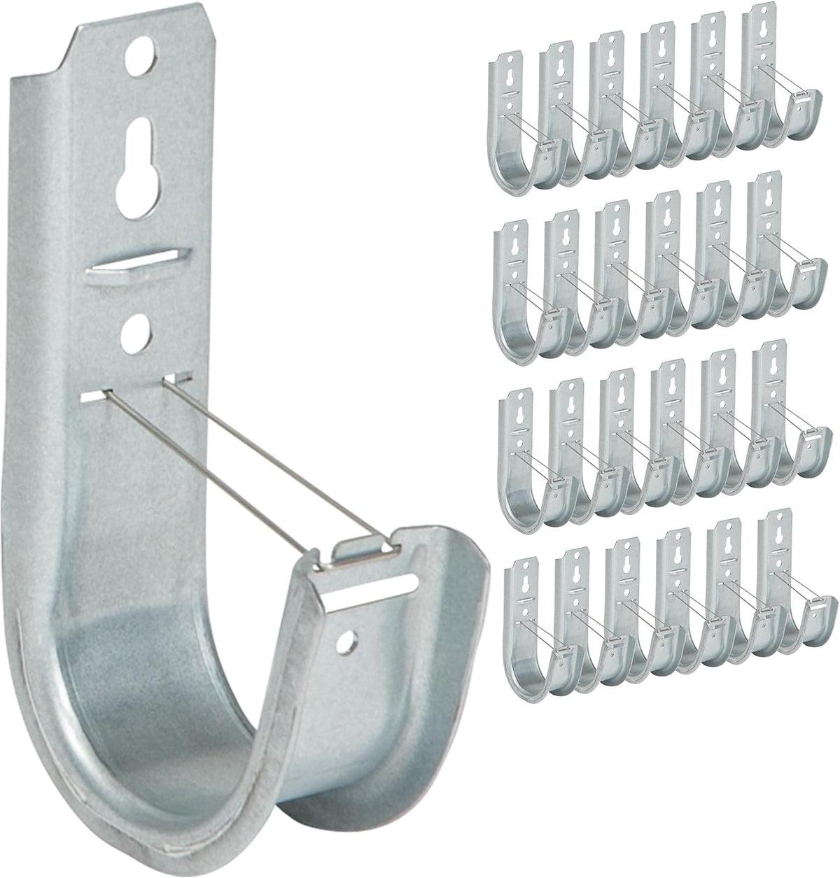 ICC 2-Inch Wall Mount J-Hook – 25-Pack, Cable Support Hooks