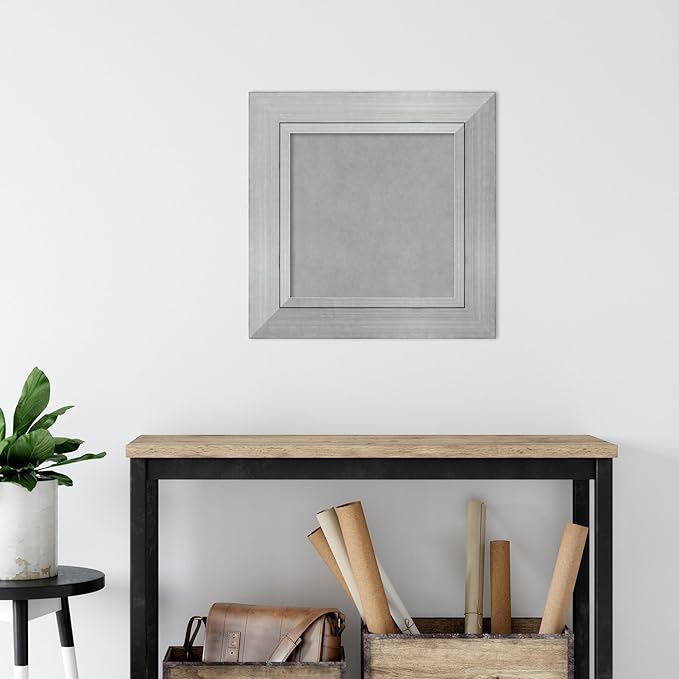 Amanti Art Silver Framed Magnetic Board 23x23 Small Vision Board - Image 5