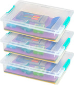 IRIS USA 6 Qt. Plastic Storage Bins Containers by IRISUSA
