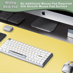 Boutilon Leather Desk Pad Protector, Non-Slip Mouse Pad, Laptop Desk Pad - Image 5