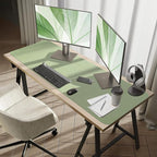 Bloss 47.2" x 16.9" Large Desk Mat, Leather Mouse Keyboard Pad, Non-Slip - Image 5