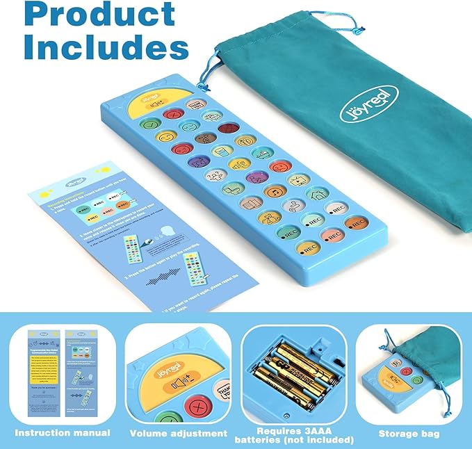 Joyreal AAC Device for Autism, Non Verbal Communication Tools for Speech - Image 8