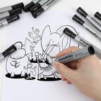 cloudriver Permanent Markers 96 Count, Chisel Tip, Premium Smear Proof Markers - Image 7