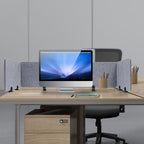 ReFocus Raw Clamp-On Acoustic Desk Divider Mounted Privacy Panel Set – Reduce - Image 5