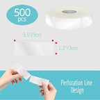 500 PCS Label Protectors, Transparent Waterproof Clear Wafer Seal Stickers - Image 3