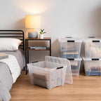 IRIS USA 54 Qt Stackable Plastic Storage Bins - Image 4