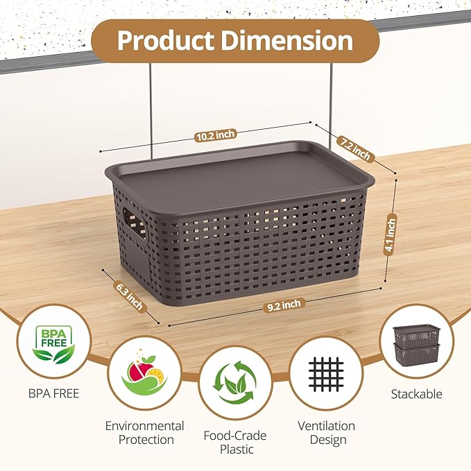 ZFTMRR Plastic Storage Basket - Image 2