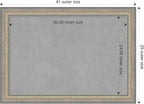 Amanti Art Silver Framed Magnetic Board 29x41 Large Vision Board - Image 4