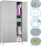 SUPEER 6 Doors Metal Locker Employee - Image 4