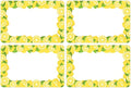 Wonmon 200 PCS Lemon Name Tags Stickers, Self Adhesive Lemon Style Name Tag by wonmon