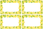 Wonmon 200 PCS Lemon Name Tags Stickers, Self Adhesive Lemon Style Name Tag by wonmon