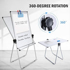 UIFER Stand White Board, Double Sided Magnetic Dry Erase Board Height - Image 4