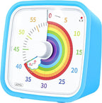 Yunbaoit Visual Timer with Protective Case, Rainbow Disk 60 Minute Countdown by Yunbaoit