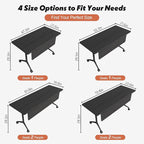 Goakwwuz Conference Room Table, Folding Conference Tables, Thicken Grey Tabletop - Image 2
