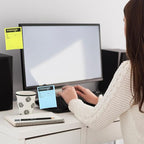 9Pack Phone Message Pads for Office, 4 x 5 Inch Self-Stick Note Pads, While You - Image 5