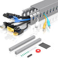 Open Slot Wire Duct Kit, 31.4" Server Rack Cable Management, Cable Management by Aocii