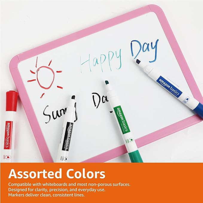 Amazon Basics Low-Odor Chisel Tip Dry Erase Whiteboard Marker - Image 6