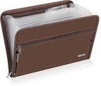 ENGPOW Accordion File Organizer, Fireproof 13 Pockets Expanding File Folder by ENGPOW