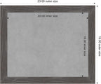 Amanti Art Grey Framed Magnetic Board 19x23 Small Vision Board - Image 4