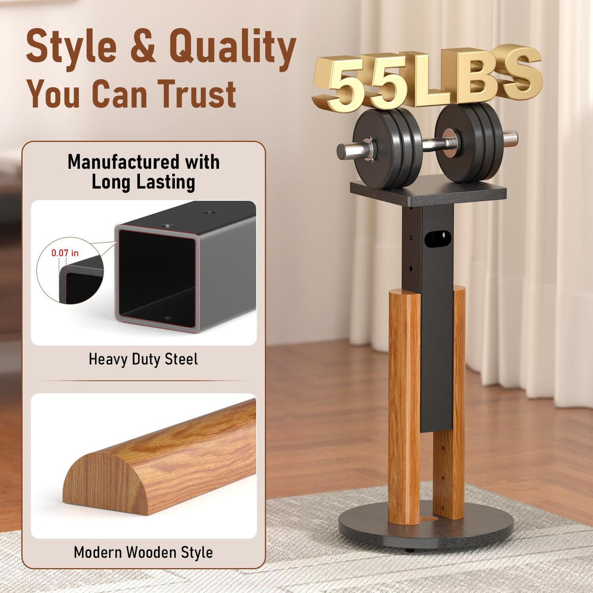 Universal Speaker Stands Pair for Bookshelf Studio Monitor Home Speakers