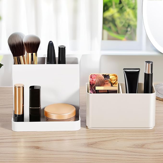 Poeland Desktop Storage Organizer Pencil Card Holder Box Container - Image 3