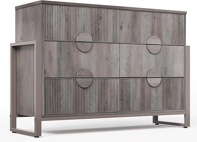 LGHM Fluted Dresser for Bedroom by WelcometoLGHMHome