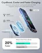 ESR for 3 in 1 Charging Station, Qi2.2 Certified 25W MagSafe Charger Stand - Image 4