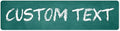 Custom Sign, Custom Street Sign, 11 Font Colors, 13 Font Styles, 4 Hole Options by MySignCenter