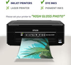 Glossy Photo Paper 8.5x11 Inch, Goefun 200GSM/54LB Inkjet Printer Paper - Image 3
