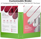 CIXILDTS 1-Inch 3 Ring Binder, Standard Round Ring Binder Fit Letter Size Paper - Image 5