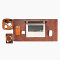 Node Leather - Genuine Leather Desk Mat, Desk Organizer & Cup Coaster - Leather by NodeLeather