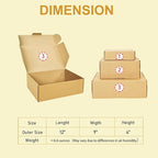 WINHPH 12x9x4 Inches Shipping Boxes - Image 2