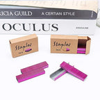 NatSumeBasics 6000 Rose Red Staples Colored Staples - Image 7