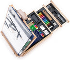 royal & langnickel 124-piece sketching and drawing easel, package contents