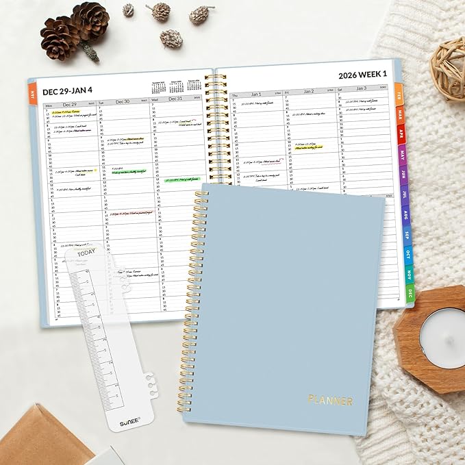 SUNEE 2026 Appointment Book, Quarter-Hourly, Weekly & Monthly - Image 7