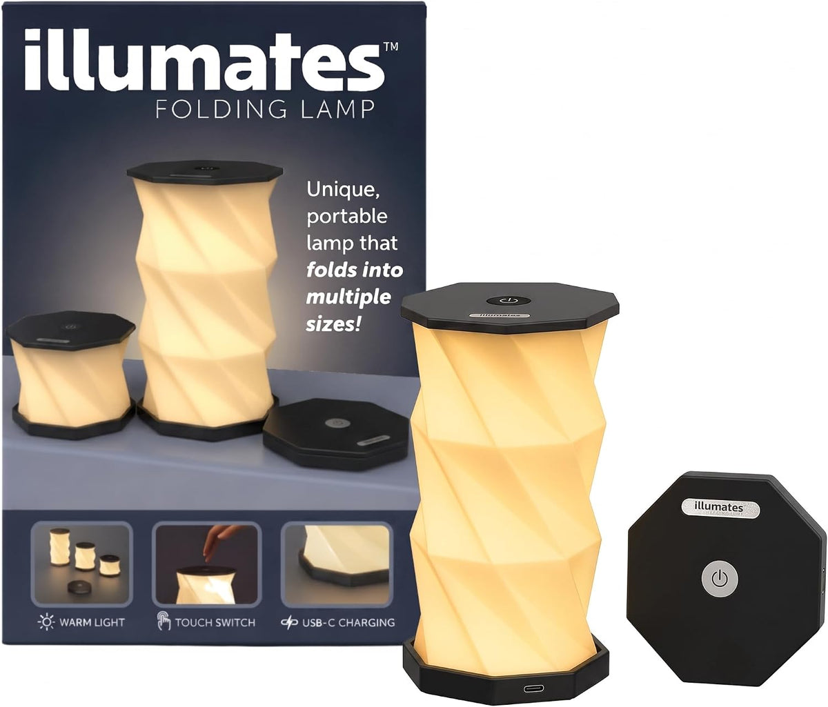 Origami Expanding Foldable LED Desk Lamp – USB Rechargeable & Portable - ...