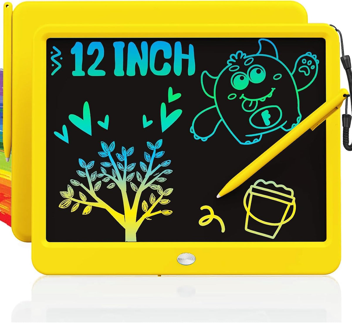 TEKFUN LCD Writing Tablet Doodle Board, 12inch Colorful Drawing Tablet Writing