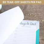 bloom daily planners Undated Daily Timed to-Do List Pad - Image 3