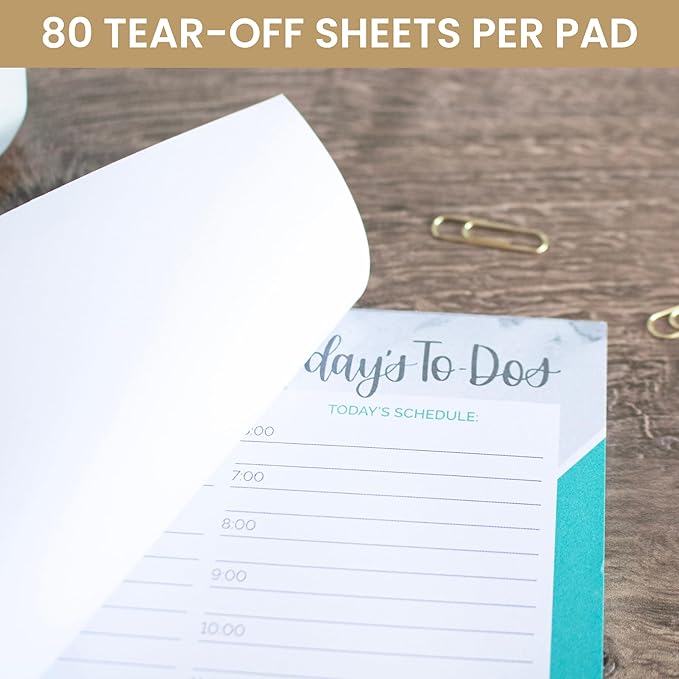 bloom daily planners Undated Daily Timed to-Do List Pad - Image 3