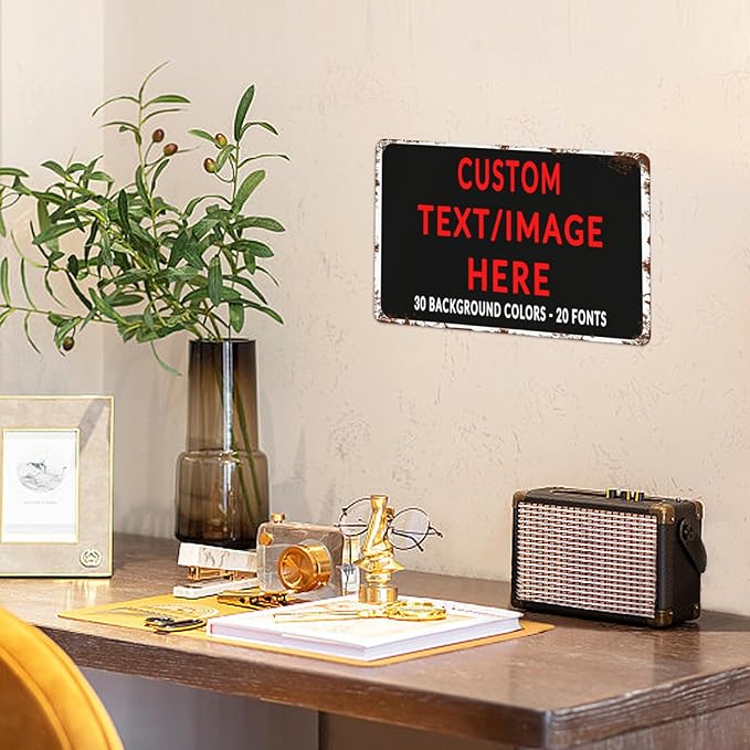 Custom Sign Personalized Custom Metal Sign, Customize - Image 4