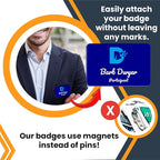 Magnet Me Up Custom Printed Magnetic Name Tag Badge - Image 3