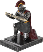 CYXStar Roman Praetorian Prefect Warrior Knight Pen Holder Desk Ornament Resin