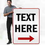 Custom Arrow, Custom Directional Sign, Right Arrow, 36x48 Inches, Reflective - Image 2