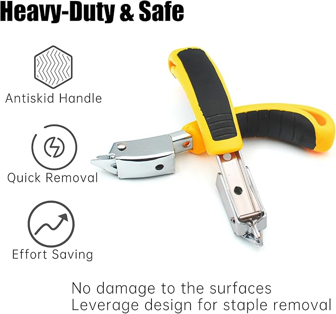 GEARLINTON Staple Remover Heavy Duty Tack Puller - Image 5