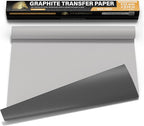 MyArtscape Graphite Transfer Paper Roll – 17" x 30ft Large Tracing Paper – by MyArtscape